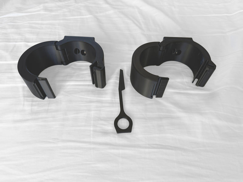 Locking Self Bondage Wall Mounted Ankle Cuffs