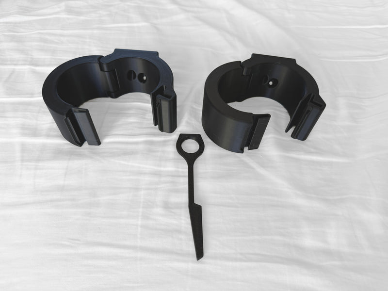 Locking Self Bondage Wall Mounted Wrist Cuffs