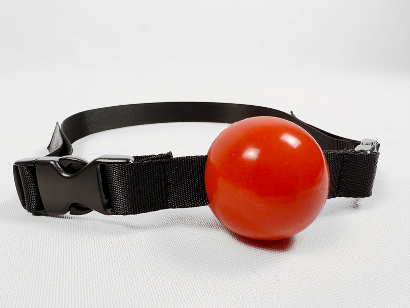 Ball Gag (Front Tightening; Silicone Ball; Nylon Strap)